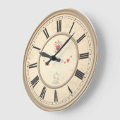 Relógio de Parede de Números Romanos Clássicos ラージ壁時計 (傾斜)