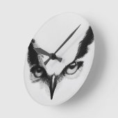 Relógio de parede Olhos de Coruja ラウンド壁時計 (傾斜)