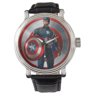 RELOGIO DO CAPITAO AMERICA 腕時計