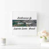 Relogio lembrança de Espírito Santo スクエア壁時計 (ホーム)