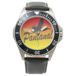 Relógio Masculino Preto de Aço Inoxidável e Pulsei 腕時計