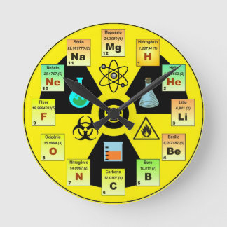 Relógio para Químicos ラウンド壁時計
