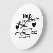 Reloj動機 ラージ壁時計 (傾斜)