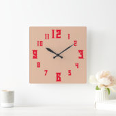 RELOJ スクエア壁時計 (ホーム)