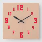 RELOJ スクエア壁時計 (正面)