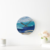 Reloj Blue Monticelli Art ラウンド壁時計 (ホーム)
