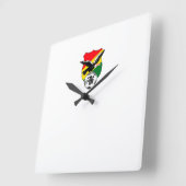 Reloj Bolivia スクエア壁時計 (傾斜)