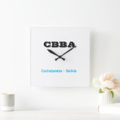 Reloj CBBAコチャバンバボリビア スクエア壁時計 (ホーム)