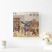 Reloj Cuadrado Autumn - Winter Fashion, 1934 スクエア壁時計 (ホーム)