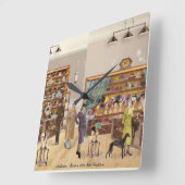 Reloj Cuadrado Autumn - Winter Fashion, 1934 スクエア壁時計 (傾斜)