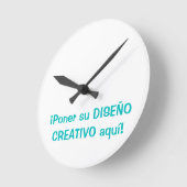Reloj de encargo ラウンド壁時計 (傾斜)
