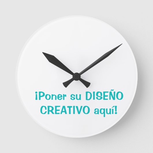 Reloj de encargo ラウンド壁時計 (正面)