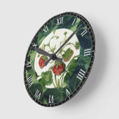 Reloj de Fresas ラウンド壁時計 (傾斜)
