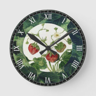 Reloj de Fresas ラウンド壁時計