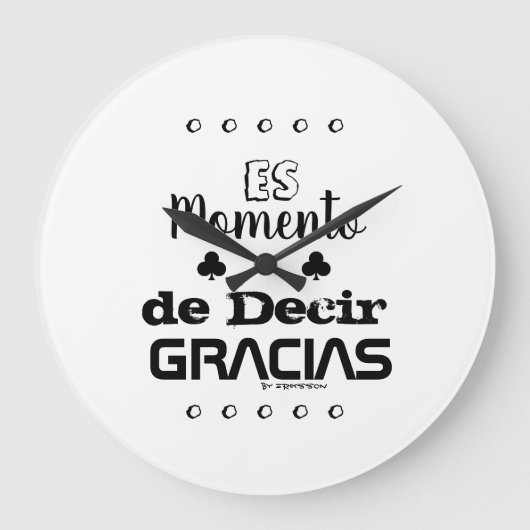 Reloj de paredモチベーション ラージ壁時計 (正面)