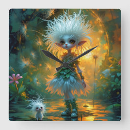 Reloj de Pared スクエア壁時計