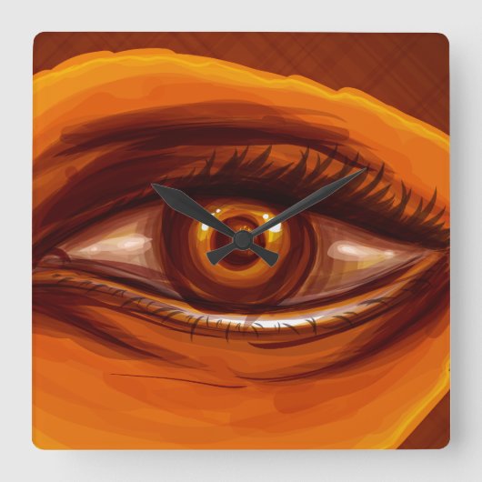 Reloj de pared スクエア壁時計 (正面)