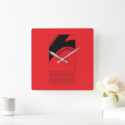 Reloj de pared スクエア壁時計 (ホーム)