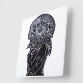 Reloj de pared スクエア壁時計 (傾斜)