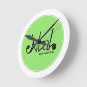 Reloj de Pared ラウンド壁時計 (傾斜)