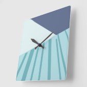 Reloj de pared blå スクエア壁時計 (傾斜)