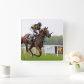 Reloj de Pared Caballo al Galope スクエア壁時計 (ホーム)