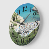 reloj de pared Calas de Mallorca ラージ壁時計 (傾斜)