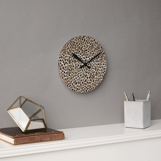 Reloj de Pared con Diseño de Fondo en Piel ラウンド壁時計 (オフィス)