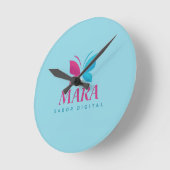 Reloj de pared con diseño moderno ラウンド壁時計 (傾斜)