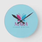 Reloj de pared con diseño moderno ラウンド壁時計 (正面)