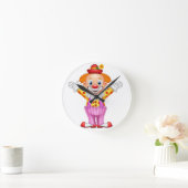 reloj de pared con payaso ラウンド壁時計 (ホーム)