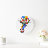reloj de pared con payaso ラウンド壁時計 (ホーム)