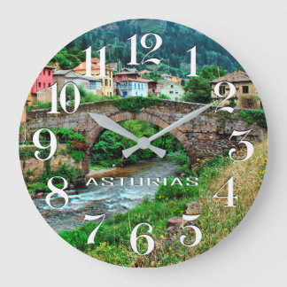 reloj de pared de Cangas del Narcea, Astururias ラージ壁時計