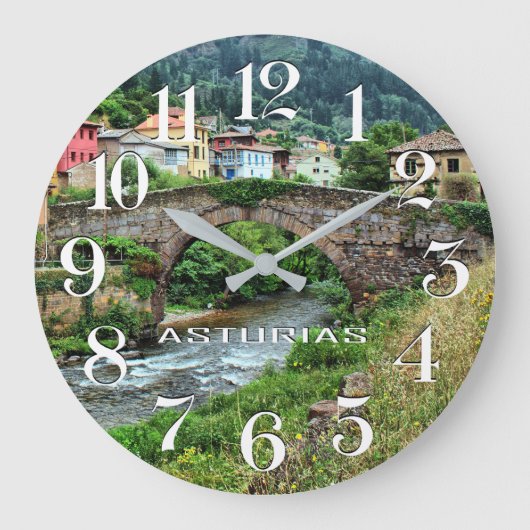 reloj de pared de Cangas del Narcea, Astururias ラージ壁時計 (正面)