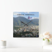 RELOJ DE PARED DE CARACAS - VENEZUELA. スクエア壁時計 (ホーム)