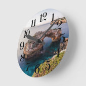 reloj de pared de Es Pontàs en Mallorca ラウンド壁時計 (傾斜)