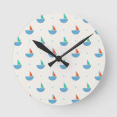 Reloj de pared deco niños ラウンド壁時計 (正面)