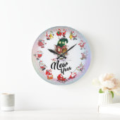 Reloj de pared en-数々のcolor ラージ壁時計 (ホーム)