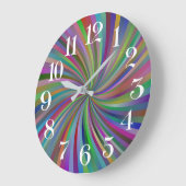 reloj de pared espiral multicolor ラージ壁時計 (傾斜)