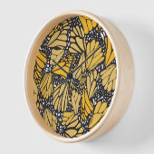 Reloj de pared estampado mariposa monarca 壁時計 (傾斜)