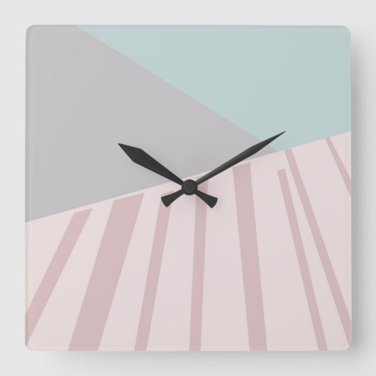 Reloj de pared hun スクエア壁時計 (正面)