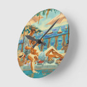 Reloj de pared lgbt ラウンド壁時計 (傾斜)