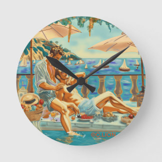 Reloj de pared lgbt ラウンド壁時計