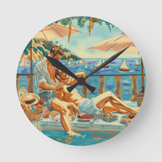 Reloj de pared lgbt ラウンド壁時計 (正面)