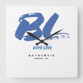 Reloj de pared Logo BL スクエア壁時計 (正面)