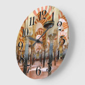 reloj de pared mezquita de Córdoba ラージ壁時計 (傾斜)