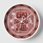 Reloj de pared moneda peruana 壁時計 (正面)