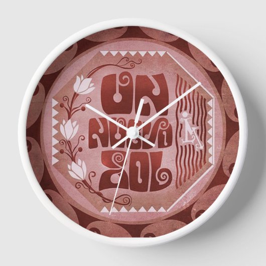 Reloj de pared moneda peruana 壁時計 (正面)