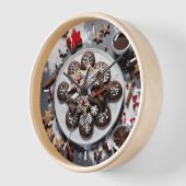 Reloj de pared navidad 1 - 001 壁時計 (傾斜)