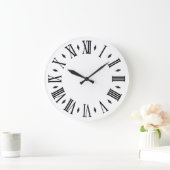 reloj de pared personalizable números romanos ラージ壁時計 (ホーム)